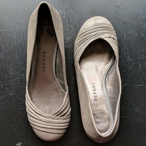 Report gray short heels
